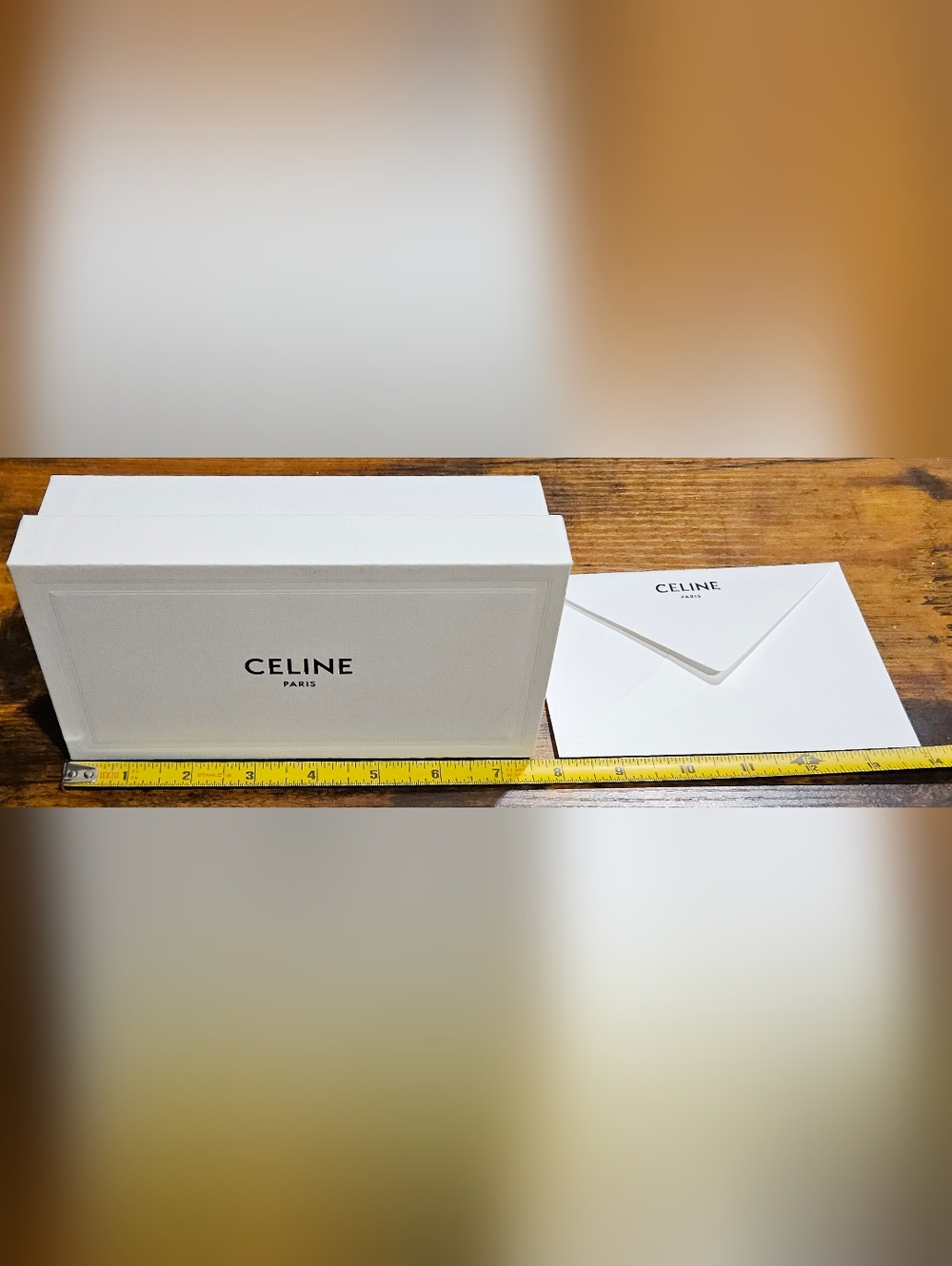 Celine Large White Gift Box Set Envelope Booklet Wallet Glasses Travel Storage - Picture 8 of 10